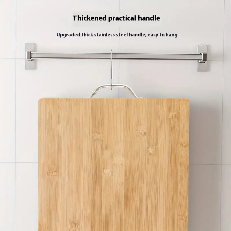 Large Bamboo Cutting Board 40×30cm – Extra Thick, Non-Slip with Handle