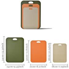 Easy Clean Plastic Chopping Board Set – Durable, Non-Slip, Dishwasher Safe
