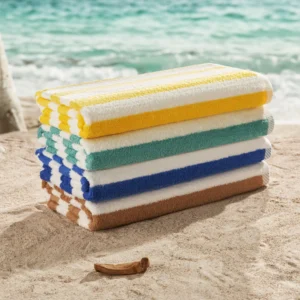 Stripe Beach Towel Pack of 4
